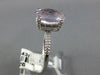 3.84CT DIAMOND & AAA LIGHT AMETHYST 14KT WHITE GOLD OVAL & ROUND FRIENDSHIP RING