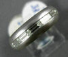 ESTATE WIDE .68CT BAGUETTE DIAMOND PLATINUM 3D 5 STONE CHANNEL ANNIVERSARY RING