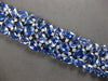 EXTRA LARGE 83.12CT DIAMOND & AAA TANZANITE 18KT WHITE GOLD MULTI SHAPE BRACELET