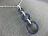 LARGE 2.13CT DIAMOND & SAPPHIRE 18KT WHITE GOLD CIRCLE OF LIFE JOURNEY PENDANT