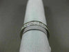 ESTATE WIDE 1CT PRINCESS DIAMOND 14KT WHITE GOLD 2 ROW WEDDING ANNIVERSARY RING