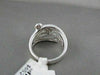 ANTIQUE WIDE FLOWER 1.59CT DIAMOND 18KT WHITE GOLD RING