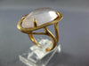 ESTATE 1.47CT AAA PINK QUARTZ 14KT ROSE GOLD 3D PEAR SHAPE SOLITAIRE FUN RING