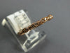 ESTATE .09CT DIAMOND 14KT ROSE GOLD 2MM MARQUISE SHAPE FILIGREE ANNIVERSARY RING