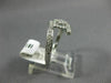 ESTATE WIDE .31CT DIAMOND 18KT WHITE GOLD 3D SQUARE FLOWER CRISS CROSS FUN RING