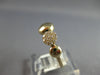 ESTATE .16CT DIAMOND 14KT YELLOW GOLD 3D ROUND CLUSTER FLOWER FUN RING