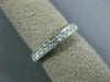 1.48CT DIAMOND 18KT WHITE GOLD ROUND FILIGREE MILGRAIN ETERNITY ANNIVERSARY RING