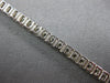 ESTATE .95CT DIAMOND 14KT WHITE GOLD CLASSIC ROUND CHANNEL PRONG TENNIS BRACELET