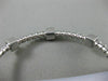 ESTATE .30CT DIAMOND 14K WHITE GOLD 3D SQUARE FLEXIBLE PAVE ROPE BANGLE BRACELET