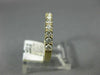 0.5CT DIAMOND 14KT WHITE GOLD 3D SEMI ETERNITY ROUND WEDDING ANNIVERSARY RING