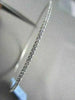 ANTIQUE NARROW 2.06CT DIAMOND 18KT WHITE GOLD 2MM WIDE BANGLE SIMPLY BEAUTIFUL!