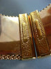 ESTATE EXTRA LARGE 1.50CT DIAMOND 14K ROSE GOLD MULTI ROW ETOILE BANGLE BRACELET
