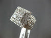 EXTRA LARGE 4.42CT DIAMOND 18KT WHITE GOLD 3D ROUND & PRINCESS ENGAGEMENT RING