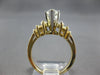 LARGE 1.70CT DIAMOND 14KT YELLOW GOLD MARQUISE GRADUATING ENGAGEMENT RING #27988