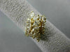 ESTATE LARGE 1.26CT MARQUISE & ROUND DIAMOND 14K YELLOW GOLD COCKTAIL RING 21999