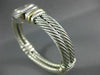 LARGE DAVID YURMAN 18K YELLOW GOLD & 925 STERLING SILVER MABE PEARL WATCH #26600