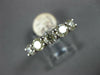 LARGE 1.80CT DIAMOND 14KT WHITE GOLD ROUND 5 STONE SHARED PRONG ANNIVERSARY RING