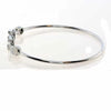 .49CT DIAMOND 18KT WHITE GOLD SQUARE INVISIBLE CIRCULAR FLEXIBLE BANGLE BRACELET