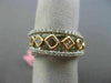 WIDE 1.15CT WHITE & PINK DIAMOND 18KT WHITE & ROSE GOLD 3D CRISS CROSS LOVE RING