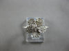 ESTATE .20CT DIAMOND 14KT WHITE GOLD 3D CLASSIC FLOWER LOVE RING #28164