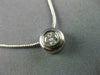 ESTATE .35CT DIAMOND 14KT WHITE GOLD 3D ETOILE SOLITAIRE FLOATING NECKLACE 17323
