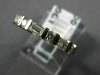 ESTATE .50CT ROUND & BAGUETTE DIAMOND 14KT WHITE GOLD ANNIVERSARY RING #18583