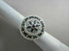 ANTIQUE WIDE FILIGREE 14KT 2.25CTW G VS DIAMOND & AAA BLUE SAPPHIRE RING AMAZING
