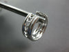 1.61CT DIAMOND 18KT WHITE GOLD 3D 3 ROW MULTI HEART HUGGIE HOOP HANGING EARRINGS
