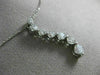 ESTATE .92CT ROUND DIAMOND 14KT WHITE GOLD CLASSIC JOURNEY FLOATING PENDANT #353