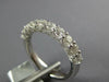 1.19CT DIAMOND 18KT WHITE GOLD 3D ROUND SEMI ETERNITY FILIGREE ANNIVERSARY RING