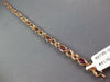 LONG 4.92CT DIAMOND & AAA RUBY 14K ROSE GOLD OVAL & ROUND X LOVE TENNIS BRACELET