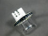 ESTATE 1.0CT AAA ROUND CUT SAPPHIRE 14KT WHITE GOLD CHANNEL ETERNITY RING #14054