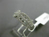 ESTATE .84CT ROUND DIAMOND 18KT WHITE GOLD 3D ETOILE OPEN FILIGREE LOVE FUN RING
