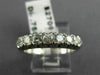 ESTATE .75CT DIAMOND PLATINUM CLASSIC 7 STONE FILIGREE ANNIVERSARY RING #15207