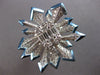 EXTRA LARGE 2.29CT DIAMOND & BLUE ENAMEL 18KT WHITE GOLD SUNBURST COCKTAIL RING