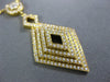ESTATE LARGE .69CT DIAMOND 18KT YELLOW GOLD MULTI ROW SQUARE INFINITY NECKLACE