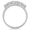 1.0CT DIAMOND 14K WHITE GOLD ROUND 5 STONE SHARED PRONG WEDDING ANNIVERSARY RING