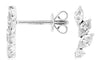 .62CT DIAMOND 14KT WHITE GOLD ROUND & MARQUISE 4 STONE CLASSIC HANGING EARRINGS