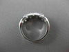 ESTATE 14KT WHITE GOLD MATTE & SHINY BRICK WEDDING ANNIVERSARY BAND RING #23237