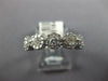WIDE .75CT DIAMOND 14KT WHITE GOLD FLOWER HALO CLASSIC WEDDING ANNIVERSARY RING