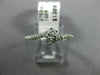 ESTATE .25CT DIAMOND 14KT WHITE GOLD 2 STONE CRISS CROSS SEMI ETERNITY LOVE RING