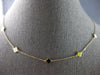 MULTI COLOR ENAMEL 14K YELLOW GOLD MULTI FLOWER BY THE YARD LOVE NECKLACE #27914