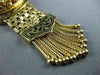 ANTIQUE .52CT DIAMOND AAA ENAMEL 14K YELLOW GOLD FILIGREE TASSEL NECKLACE #2582