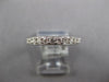 LARGE .98CT DIAMOND 18KT WHITE GOLD ROUND ETERNITY COMFORT FIT ANNIVERSARY RING