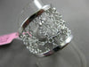 ESTATE WIDE .16CT DIAMOND 14KT WHITE GOLD DIAMOND BY THE YARD FLEXIBLE LOVE RING