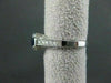 ESTATE 2.35CT SAPPHIRE & DIAMOND 14K WHITE FILIGREE ROUND ENGAGEMENT RING #14314
