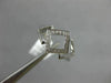 ESTATE .10CT DIAMOND 14KT WHITE GOLD 3D SQUARE PAST PRESENT FUTURE LOVE RING