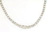 ESTATE 3.0CT DIAMOND 14KT WHITE GOLD 3D ROUND GRADUATING TENNIS NECKLACE