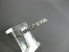 ANTIQUE .51CT ROUND DIAMOND 14K WHITE GOLD ETERNITY RING 2mm BEAUTIFUL! #21704