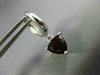 ESTATE 2.48CT AAA GARNET 14KT WHITE GOLD 3D TRILLION HANGING HUGGIE EARRINGS